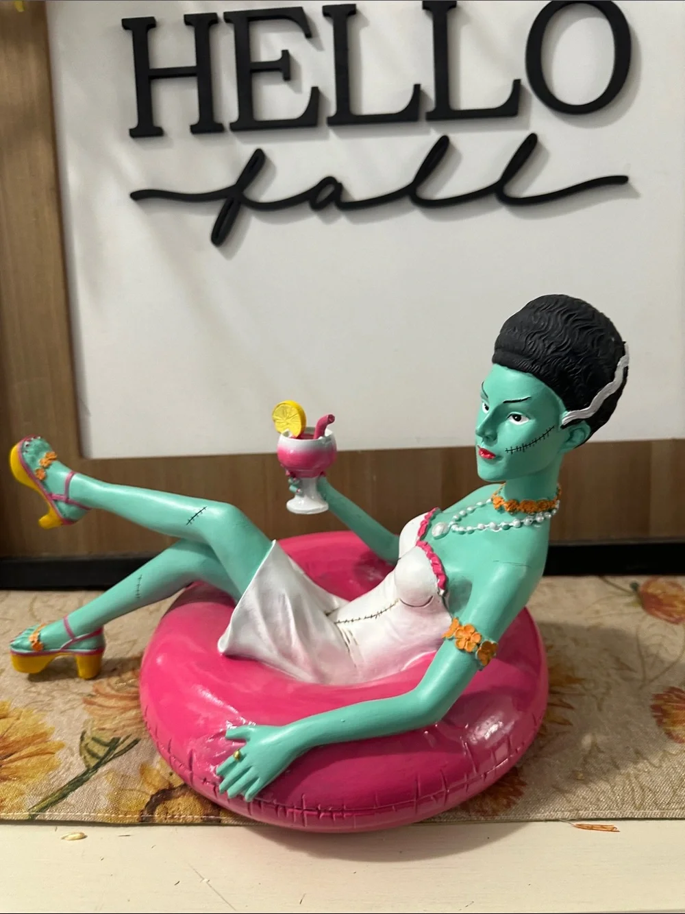 Summerween franksteins Bride pool decor